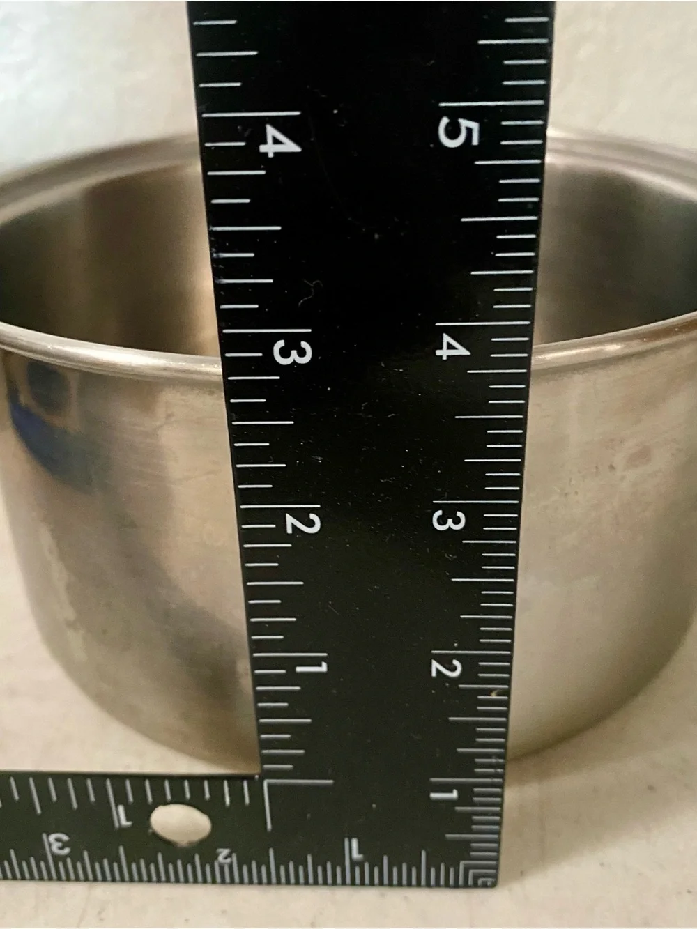 Vintage EKCO Saucepan w/ Lid Copper Botton Stainless Steel 2 Quart Made In USA
